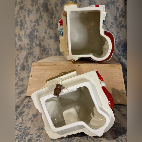 VTG Lenox Holiday Village Collection Santa Musical Candy Box - Picture 10 of 12